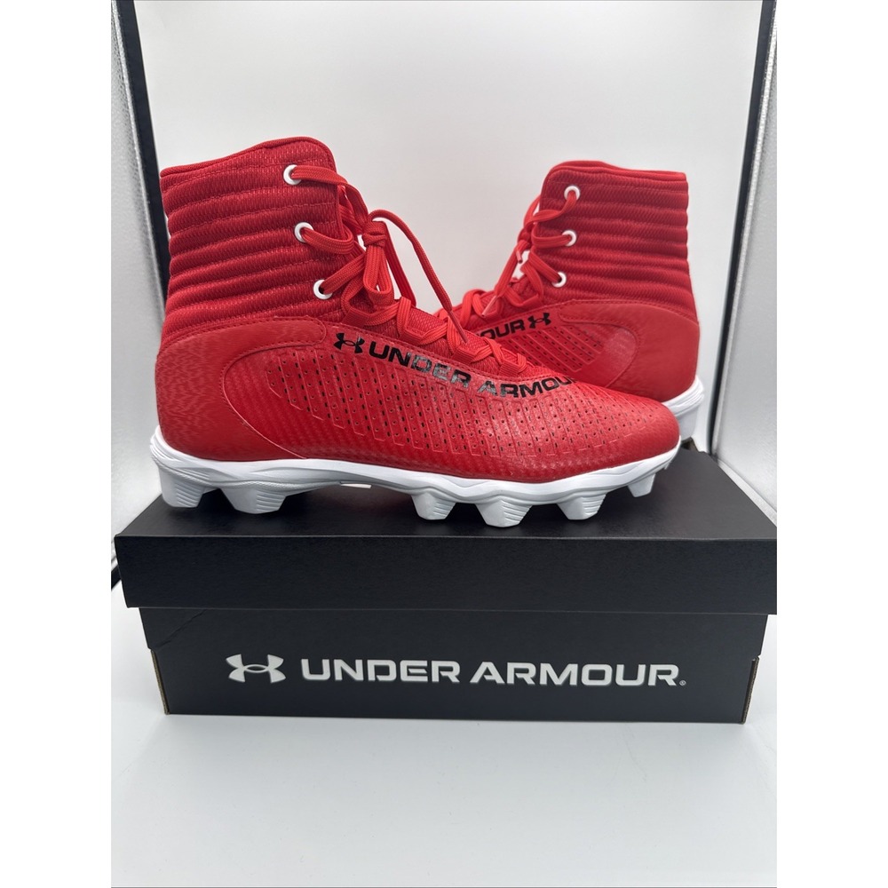 Under Armour Highlight Fran RM 2.0 Football Cleats Mens Sz 12 Red‎ 3027300-600
